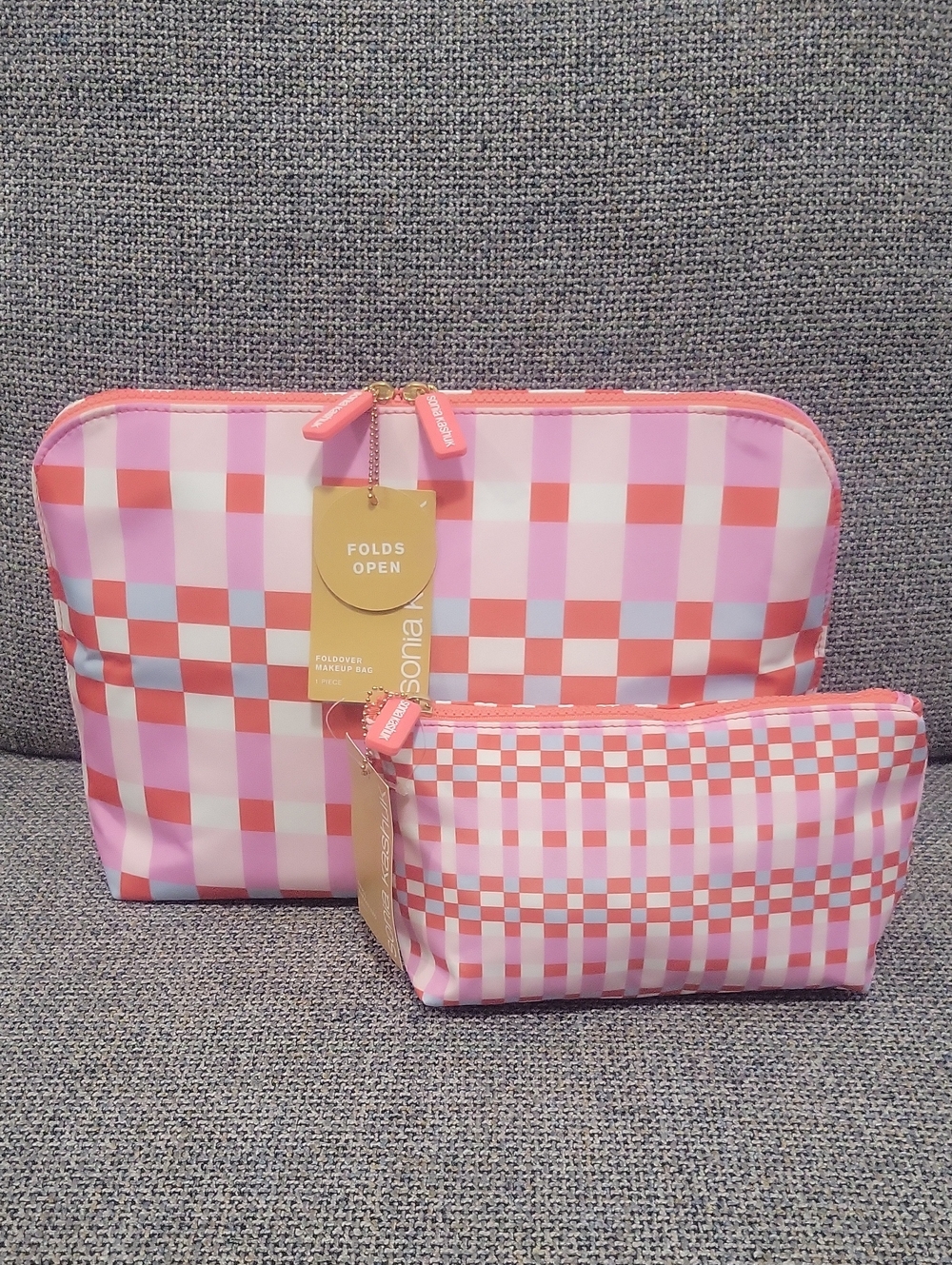 SONIA KASHUK Foldover and Small Makeup Bag (Set of 2) - Picture 15 of 16